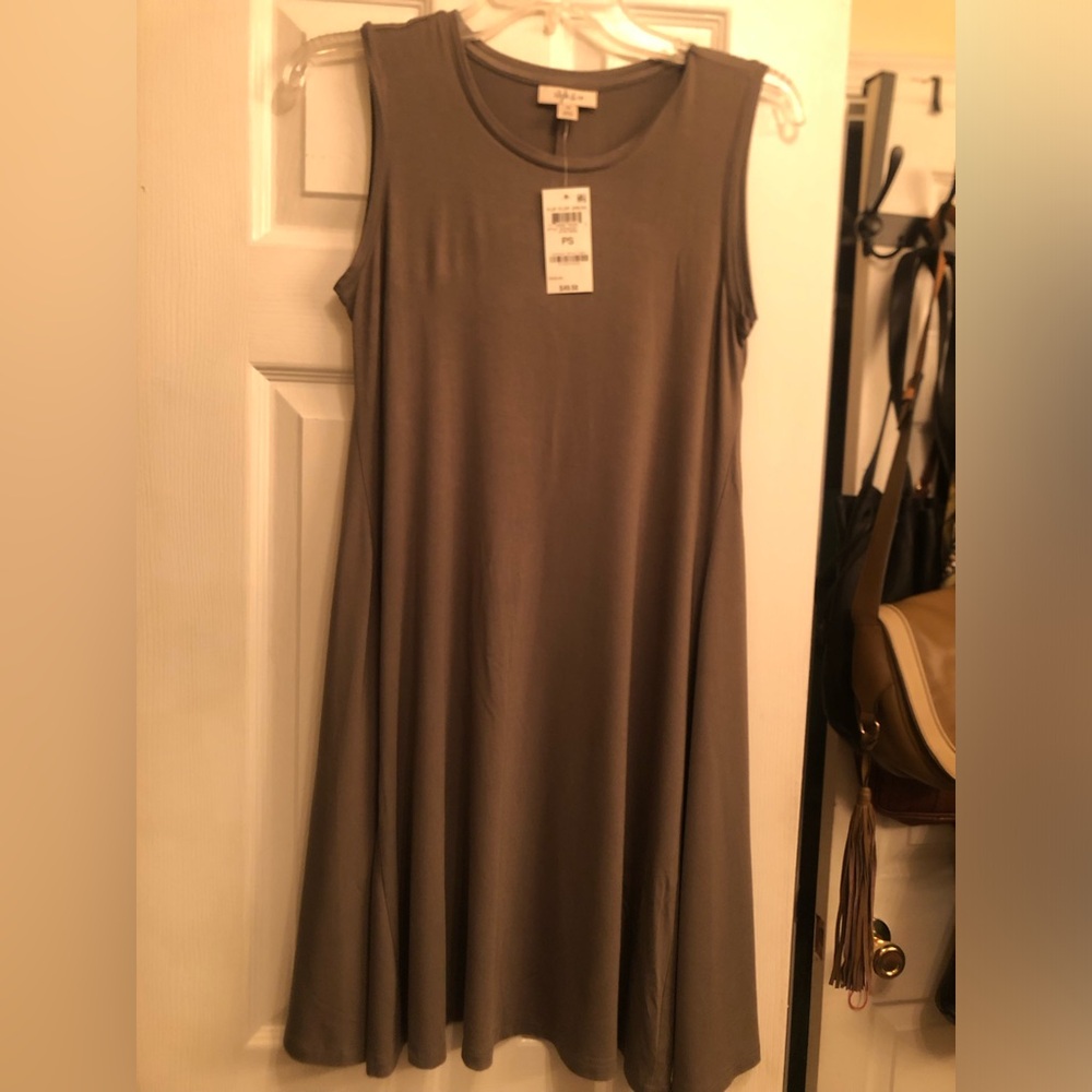 NWT Tank Swing Dress Tunic PS Flip Flop Style Name